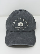 Load image into Gallery viewer, Light Gray Graybarns Hat, Barn Logo
